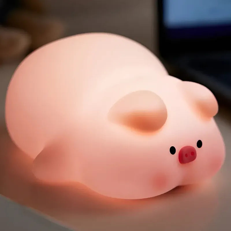 Lampara De Animalitos: De Silicona 14.3cm Rosa