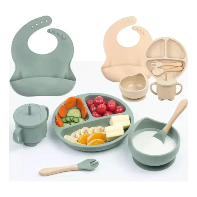 Set, Kit De Alimentación Para Bebes  - Aprendiendo A Comer Varios