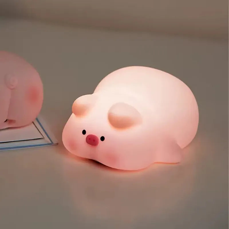 Lampara De Animalitos: De Silicona 14.3cm Rosa